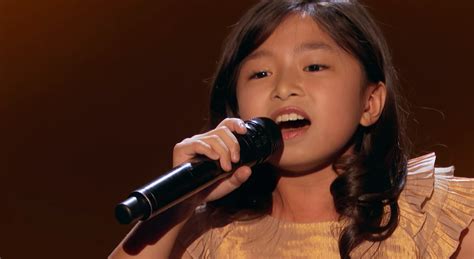 celine tam gets golden buzzer|celine tam singing.